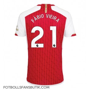 Arsenal Fabio Vieira #21 Replika Hemmatröja 2023-24 Kortärmad